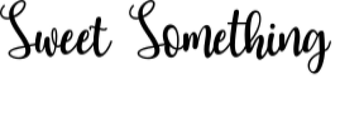 Sweet Something Font Preview