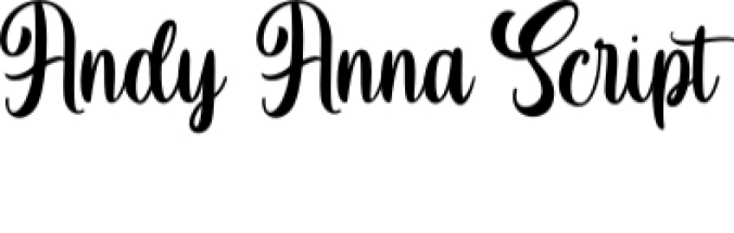 Andy  Anna Font Preview
