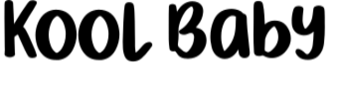Kool Baby Font Preview