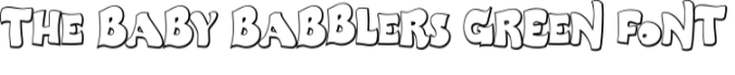 The Baby Babblers Font Preview