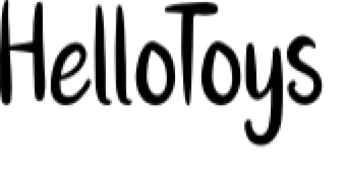 Hello Toys Font Preview