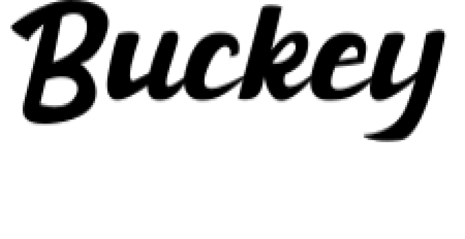 Buckey Font Preview