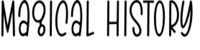 Magical History Font Preview