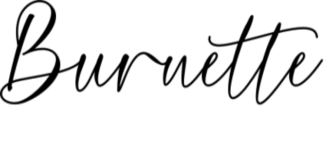 Burnette Font Preview