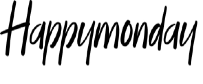 Happymonday Font Preview