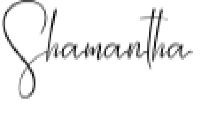 Shamantha Font Preview