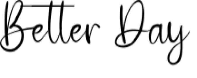 Better Day Font Preview
