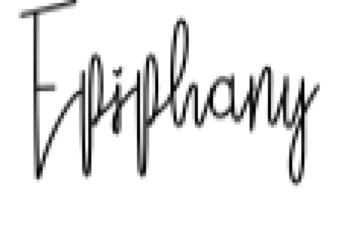 Epiphany Font Preview