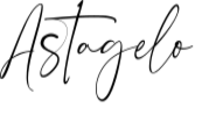 Astagelo Font Preview