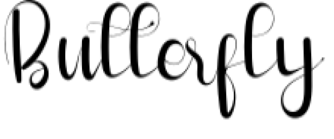 Butterfly Font Preview