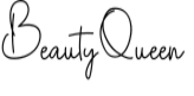 Beauty Queen Font Preview