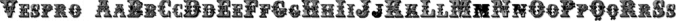 Vespro Font Preview