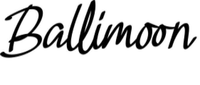 Ballimoon Font Preview