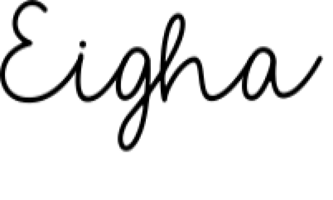 Eigha Font Preview
