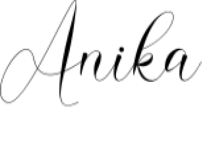 Anika Font Preview
