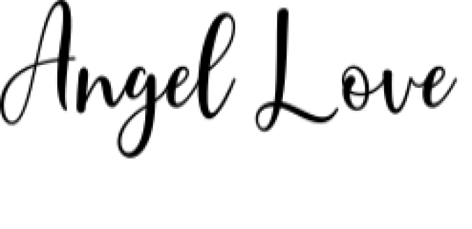 Angel Love Font Preview