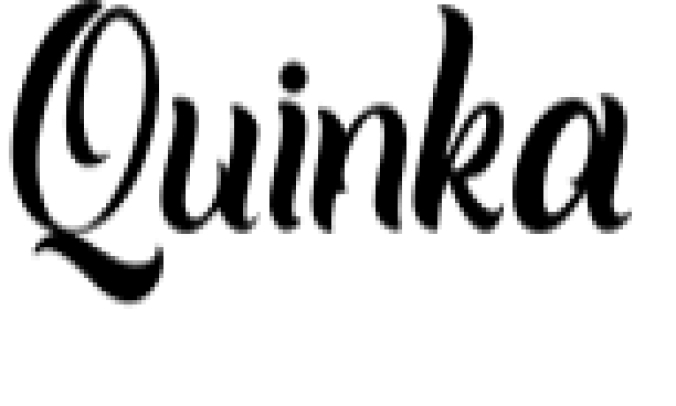 Quinka Font Preview