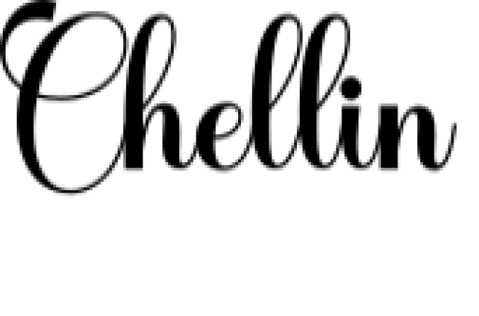 Chellin Font Preview