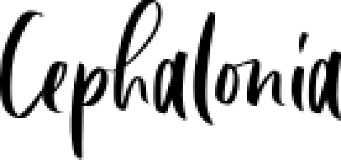 Cephalonia Font Preview