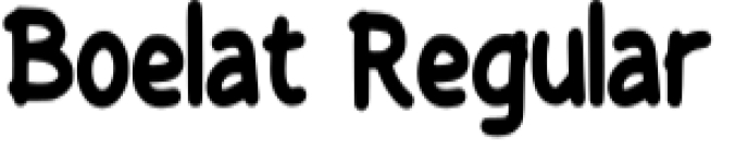 Boelat Font Preview