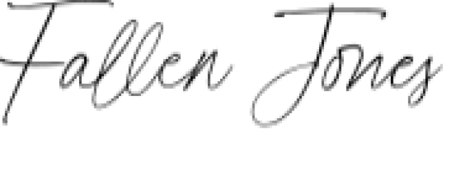 Fallen Jones Font Preview