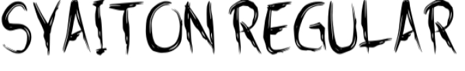 Syaiton Font Preview