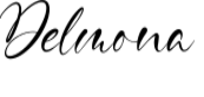 Delmona Font Preview