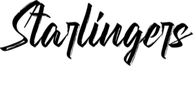 Starlingers Font Preview