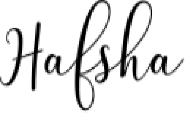 Hafsha Font Preview