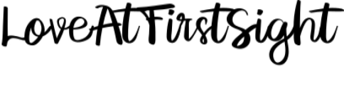 Love at First Sight Font Preview