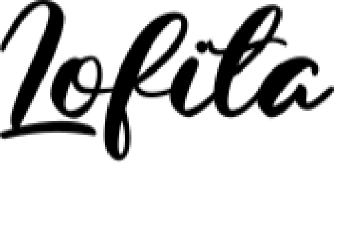 Lofita Font Preview
