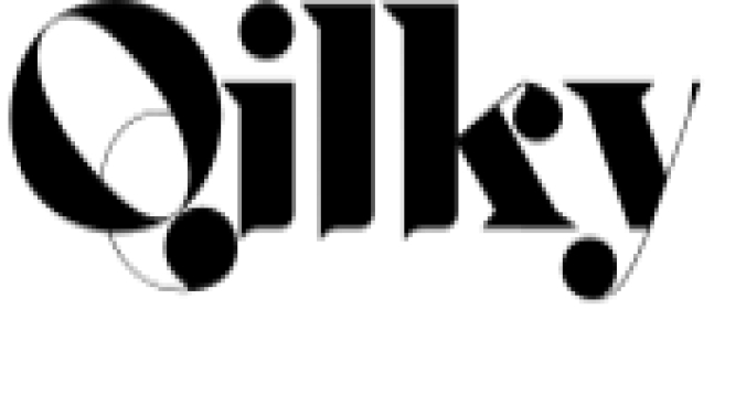 Qilky Font Preview