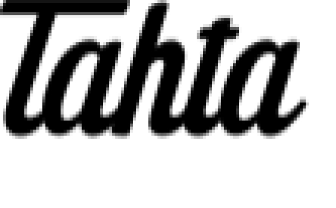 Tahta Font Preview