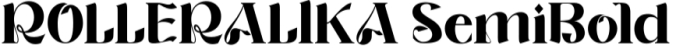Roller Alika Font Preview