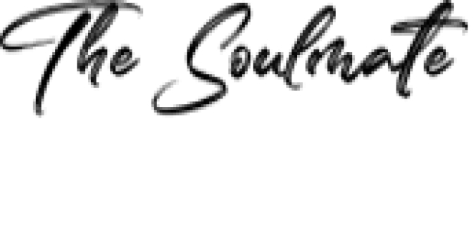 The Soulmate Font Preview