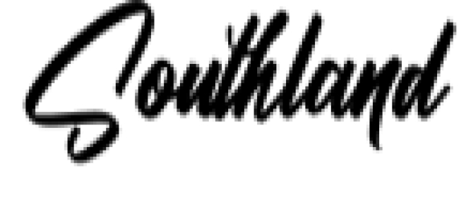 Southland Font Preview