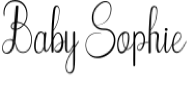 Baby Sophie Font Preview