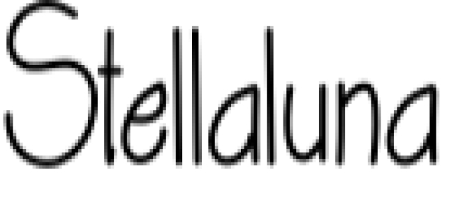 Stellaluna Font Preview