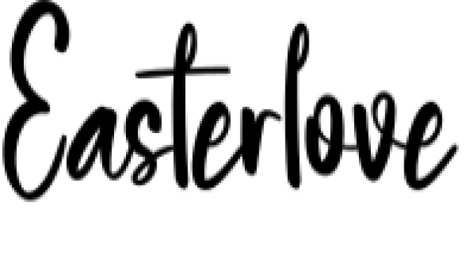 Easterlove Font Preview