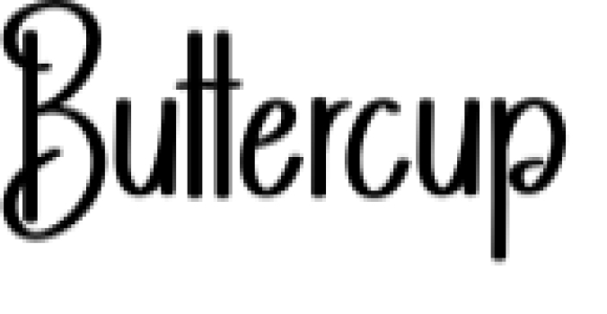 Buttercup Font Preview
