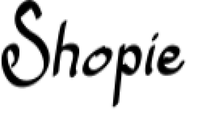 Shopie Font Preview