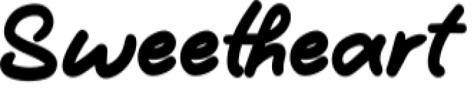 Sweetheart Font Preview