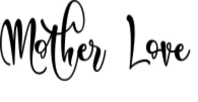 Mother Love Font Preview