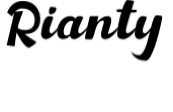Rianty Font Preview