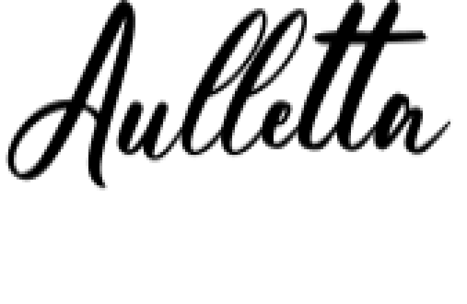 Aulletta Font Preview