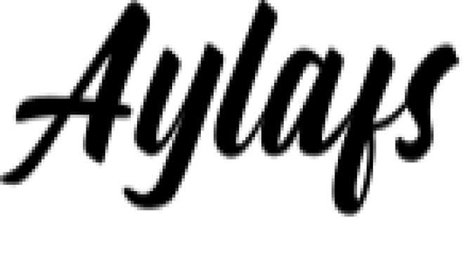 Aylafs Font Preview