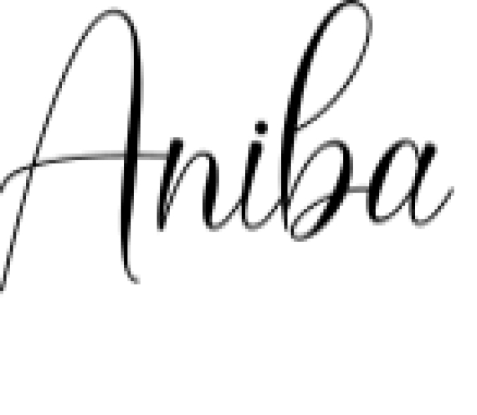 Aniba Font Preview