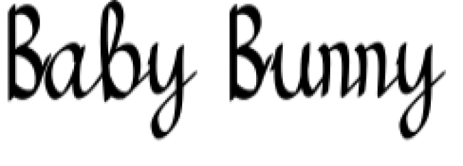 Baby Bunny Font Preview