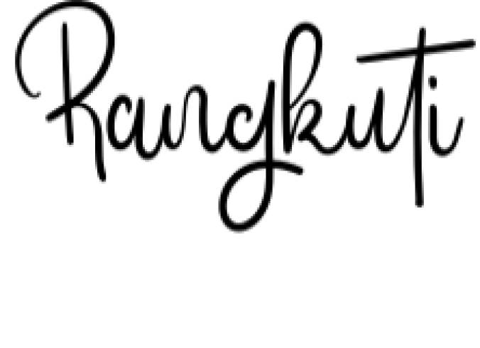 Rangkuti Font Preview