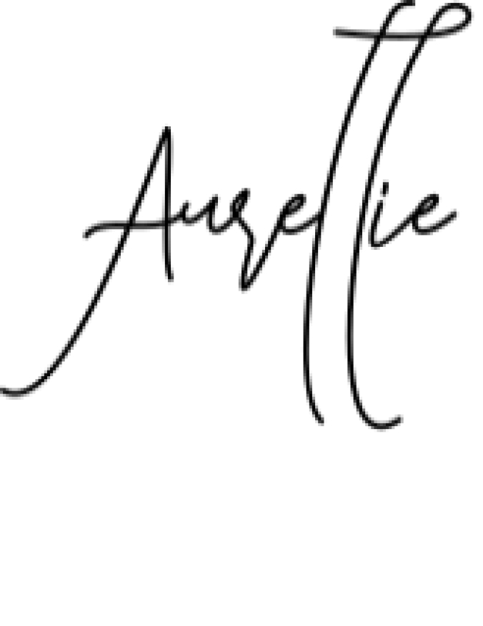 Aurellie Font Preview